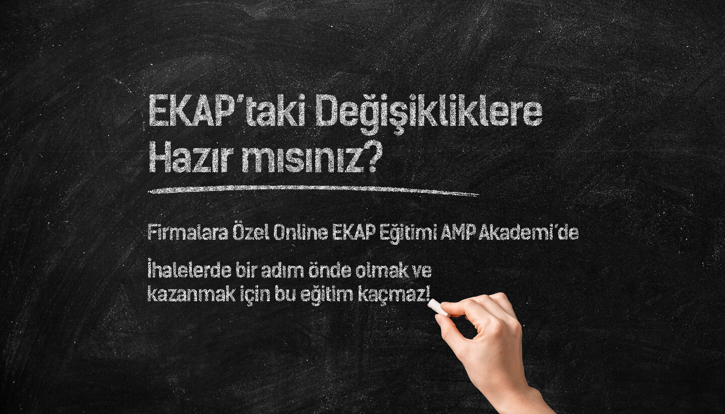 Firmalar için Online EKAP v2 Eğitimi AMP Akademi'de