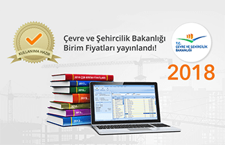 2018 Birim Fiyatları Çıktı! Çevre ve Şehircilik Bakanlığı Birim Fiyatları AMP’de Hazır