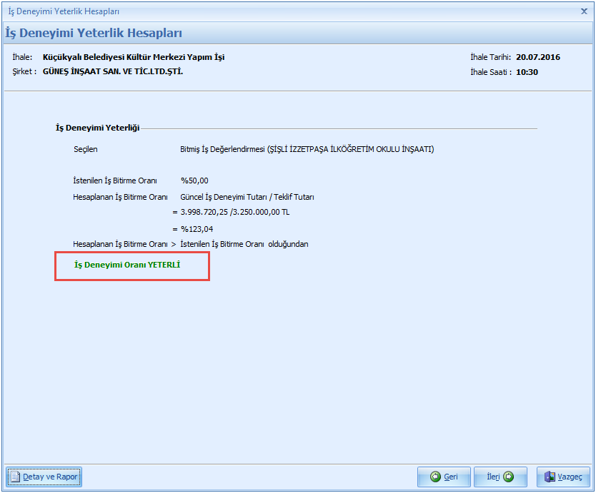 Yapım İşlerinde İş Deneyimi Belgeleri - İş Deneyimi Yeterlilik Belgesi Yapım İşlerinde İş Deneyimi Belgeleri - İş Deneyimi Yeterlilik Belgesi