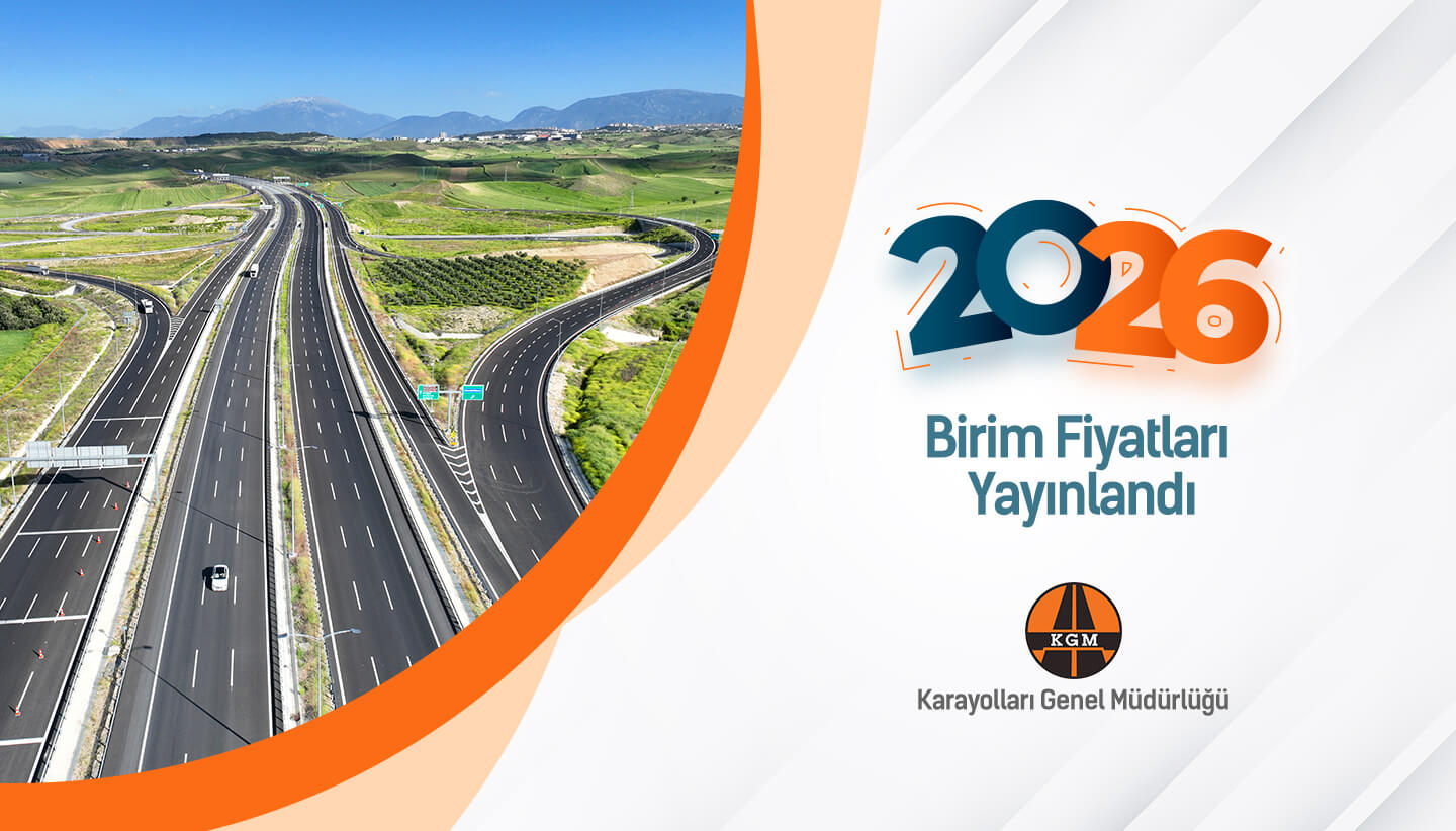 Karayolları (KGM) Genel Müdürlüğü 2026 Birim Fiyatları Yayınlandı ve AMP'de kullanıma hazır! Karayolları (KGM) Genel Müdürlüğü 2026 Birim Fiyatları Yayınlandı ve AMP'de kullanıma hazır!