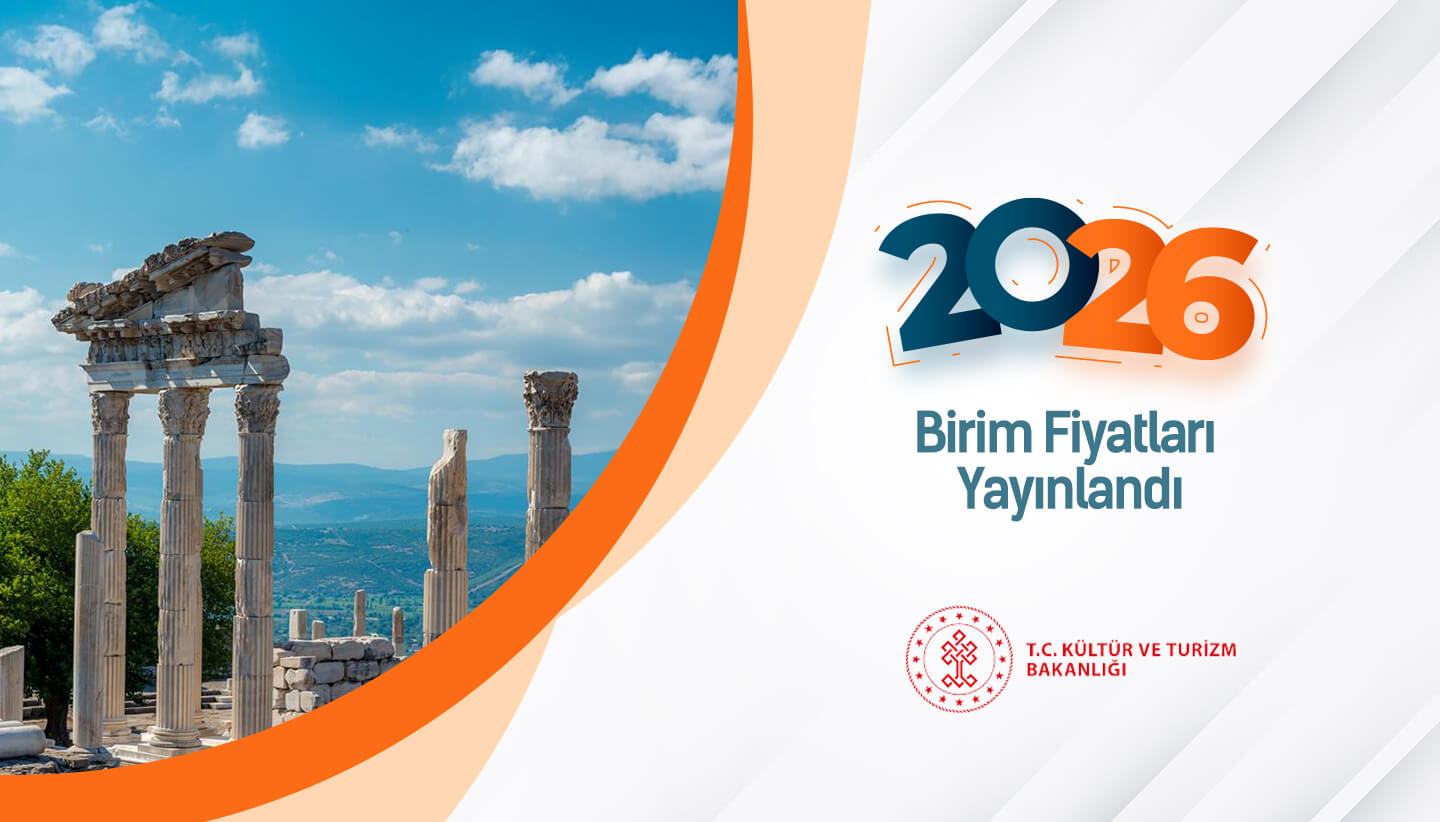 Kültür Bakanlığı 2026 Birim Fiyatları Yayınlandı ve AMP'de kullanıma hazır!