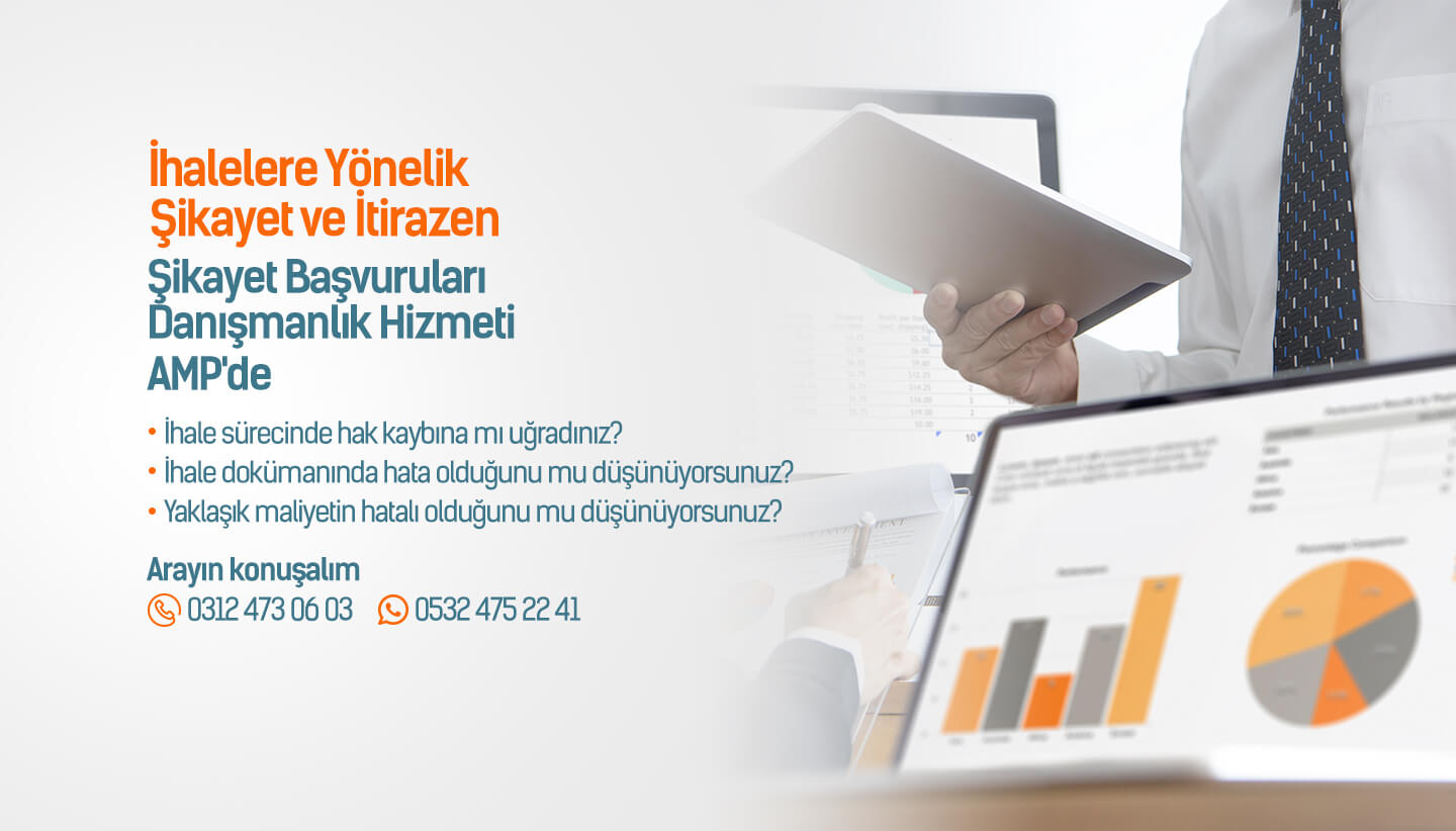 İhalelere Yönelik Başvurular Şikayet ve İtirazen Şikayet Başvurusu