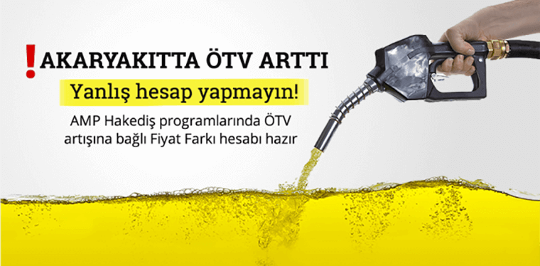 Akaryakıtta ÖTV Arttı ! Akaryakıtta ÖTV Arttı !