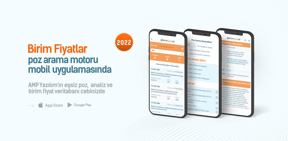Yayınlanan Tüm Birim Fiyat ve Poz Bilgileri Poz Arama Motoru Mobil Uygulamasında Yayınlanan Tüm Birim Fiyat ve Poz Bilgileri Poz Arama Motoru Mobil Uygulamasında