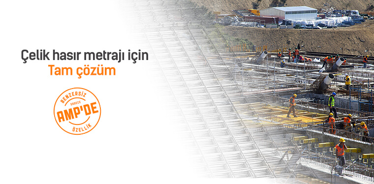 Çelik Hasır Metraj Modülü Hazır! Çelik Hasır Metraj Modülü Hazır!